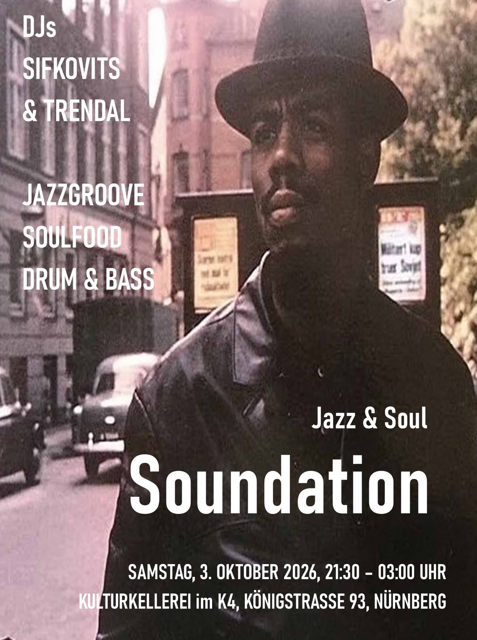 Sa 03.10. JAZZ & SOUL SOUNDATION 2026